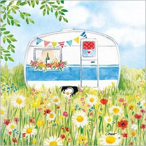 Szalvéta Ambiante Happy Camping papírszalvéta 33x33cm,20db-os