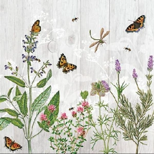 Szalvéta Ambiante herb garden papírszalvéta 25x25cm,20db-os