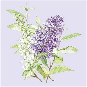 Szalvéta Ambiante Lilac Lila papírszalvéta 33x33cm,20db-os