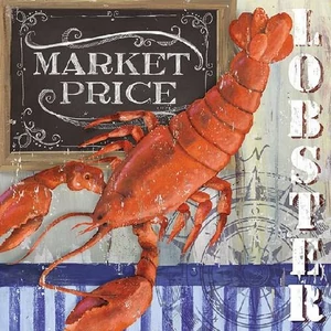 Szalvéta Ambiante Lobster papírszalvéta 33x33cm,20db-os