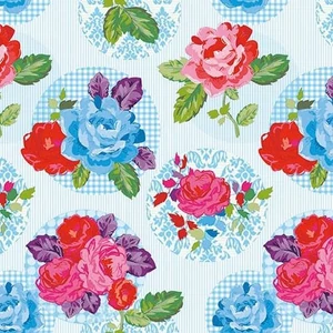 Szalvéta Ambiante Modern Rose blue papírszalvéta 33x33cm,20db-os