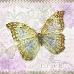 Szalvéta Ambiante Papillon papírszalvéta 33x33cm,20db-os