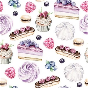 Szalvéta Ambiante Pastries papírszalvéta 33x33cm,20db-os