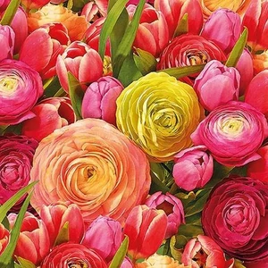 Szalvéta Ambiante Ranunculus papírszalvéta 33x33cm,20db-os