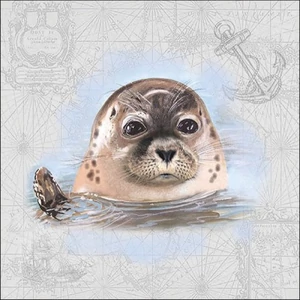 Szalvéta Ambiante Seal papírszalvéta 33x33cm,20db-os