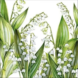 Szalvéta Ambiante Sweet Lily papírszalvéta 33x33cm,20db-os