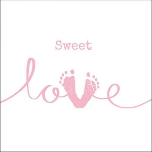 Szalvéta Ambiante Sweet Love Girl papírszalvéta 33x33cm,20db-os