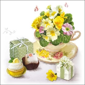 Szalvéta Ambiante Tea Surprise papírszalvéta 33x33cm,20db-os