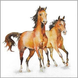 Szalvéta Ambiante Widl horses papírszalvéta 25x25cm,15db-os