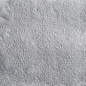 Szalvéta Ambiente Elegance silver dombornyomott 40x40cm,15db-os