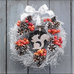 Szalvéta Ambiante Squirrel in Wreath papírszalvéta 25x25cm,15db-os