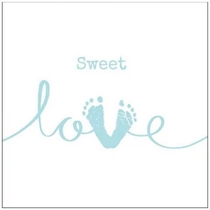 Szalvéta Ambiante Sweet Love Boy papírszalvéta 33x33cm,20db-os