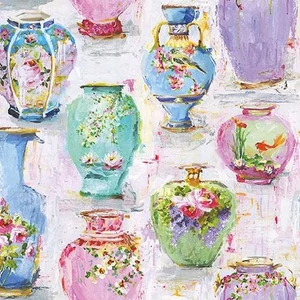 Szalvéta Ambiante vázás Vases, élénk színek papírszalvéta 33x33cm,20db-os