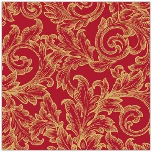 Szalvéta Ambiante Baroque Godl /Red papír papírszalvéta 33x33cm,20db-os