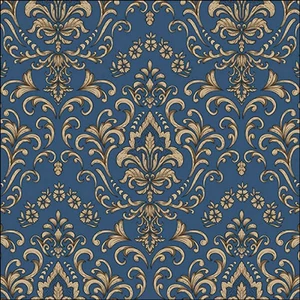 Szalvéta Ambiante Baroque ornament blue papír papírszalvéta 33x33cm,20db-os