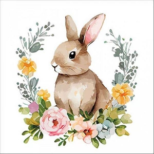 Szalvéta Ambiente Cute Easter rabbit papírszalvéta 33x33cm,20db-os