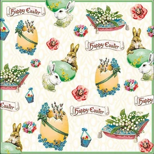 Szalvéta Ambiente Easter banner papírszalvéta 33x33cm,20db-os