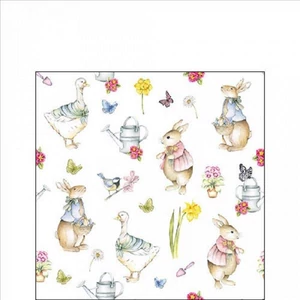 Szalvéta Ambiente Easter Garden papírszalvéta 25x25cm,20db-os