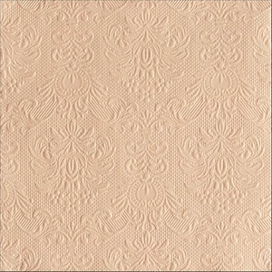 Szalvéta Ambiente Elegance beige dombornyomott 40x40cm,15db-os