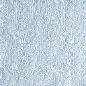 Szalvéta Ambiente Elegance Blue pearl dombornyomott 40x40cm,15db-os