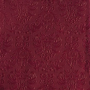 Szalvéta Ambiente Elegance bordeaux dombornyomott 40x40cm,15db-os