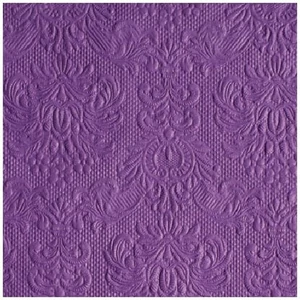 Szalvéta Ambiente Elegance purple dombornyomott 40x40cm,15db-os