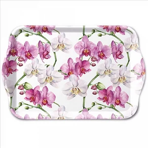 Szalvéta Ambiente Elegance Elegant orchids white műanyag kistálca 13x21cm