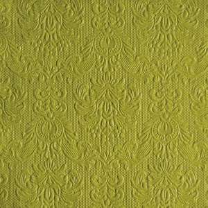 Szalvéta Ambiente Elegance green dombornyomott 40x40cm,15db-os