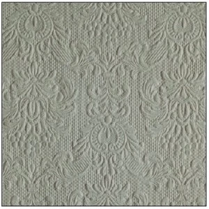 Szalvéta Ambiente Elegance Elegance sage dombornyomott papírszalvéta 25x25cm,15db-os