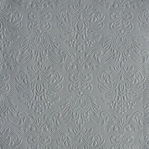 Szalvéta Ambiente Elegance Grey dombornyomott 33x33cm 3rétegű 15db/csom
