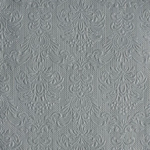 Szalvéta Ambiente Elegance grey dombornyomott 40x40cm,15db-os