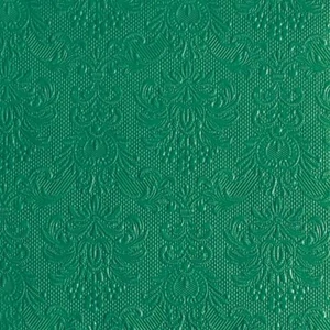 Szalvéta Ambiente Elegance Ivy Green dombornyomott 40x40cm,15db-os