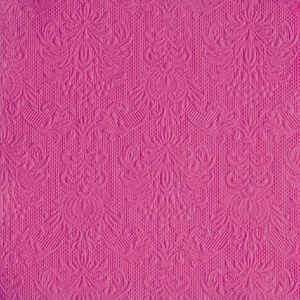 Szalvéta Ambiente Elegance magenta dombornyomott 40x40cm,15db-os