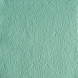 Szalvéta Ambiente Elegance Pale Aqua dombornyomott 40x40cm,15db-os