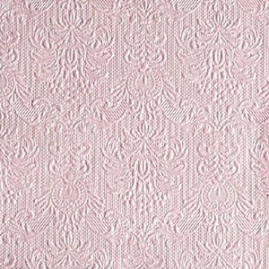Szalvéta Ambiente Elegance pearl pink dombornyomott 33x33cm 3rétegű 15db/csom