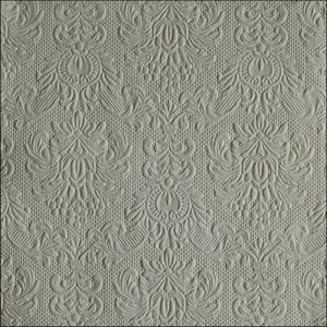 Szalvéta Ambiente Elegance sage dombornyomott 40x40cm,15db-os