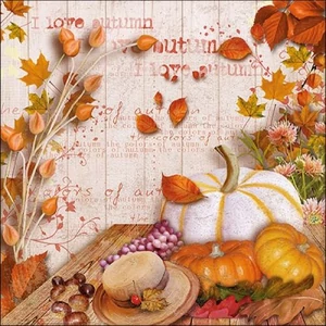 Szalvéta Ambiante Colours Of Autumn papír papírszalvéta 33x33cm,20db-os
