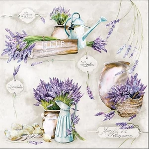 Szalvéta Ambiante Fleur de Provence papírszalvéta 33x33cm,20db-os