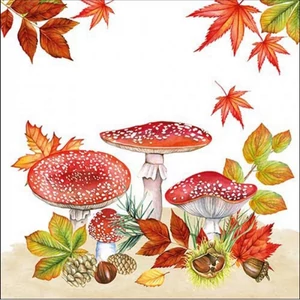 Szalvéta Ambiante Fly agaric group papír papírszalvéta 33x33cm,20db-os