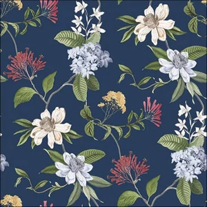 Szalvéta Ambiante Floral mix blue papír papírszalvéta 33x33cm,20db-os