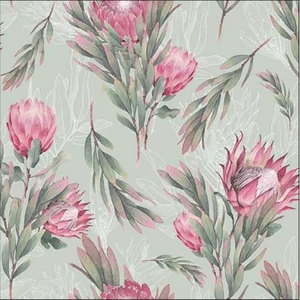 Szalvéta Ambiante Protea green papírszalvéta 33x33cm,20db-os