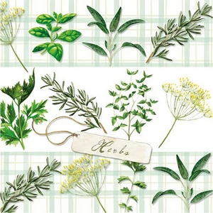 Szalvéta Ambiante Herbs papírszalvéta 33x33cm,20db-os