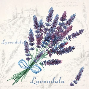 Szalvéta Ambiante Lavendula papírszalvéta 33x33cm,20db-os