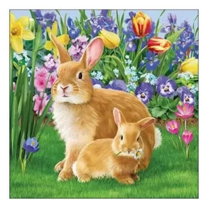 Szalvéta Ambiante Mother Bunny papírszalvéta 33x33cm,20db-os