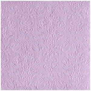 Szalvéta Ambiente Elegance light purple dombornyomott 40x40cm,15db-os