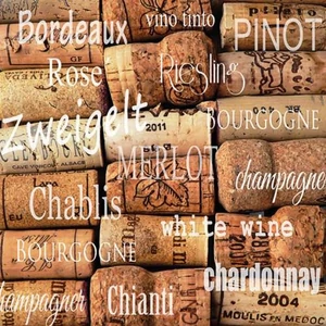 Szalvéta Ambiante Wine Corks papírszalvéta 33x33cm,20db-os