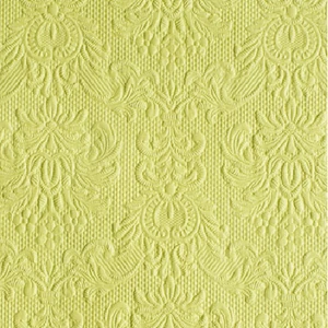 Szalvéta 25x25cm Ambiente 3rétegű (20db/cs) - Elegance Light Green 12504931 Különleges alkalmakra.