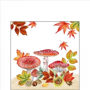 Szalvéta Ambiante Fly agaric group papírszalvéta 25x25cm,15db-os