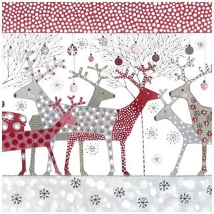 Szalvéta karácsonyi Scandic Christmas papírszalvéta 33x33cm,20db-os