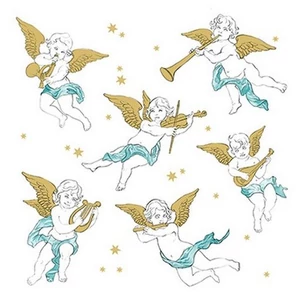 Szalvéta karácsonyi Angels in the Sky papírszalvéta 33x33cm,20db-os
